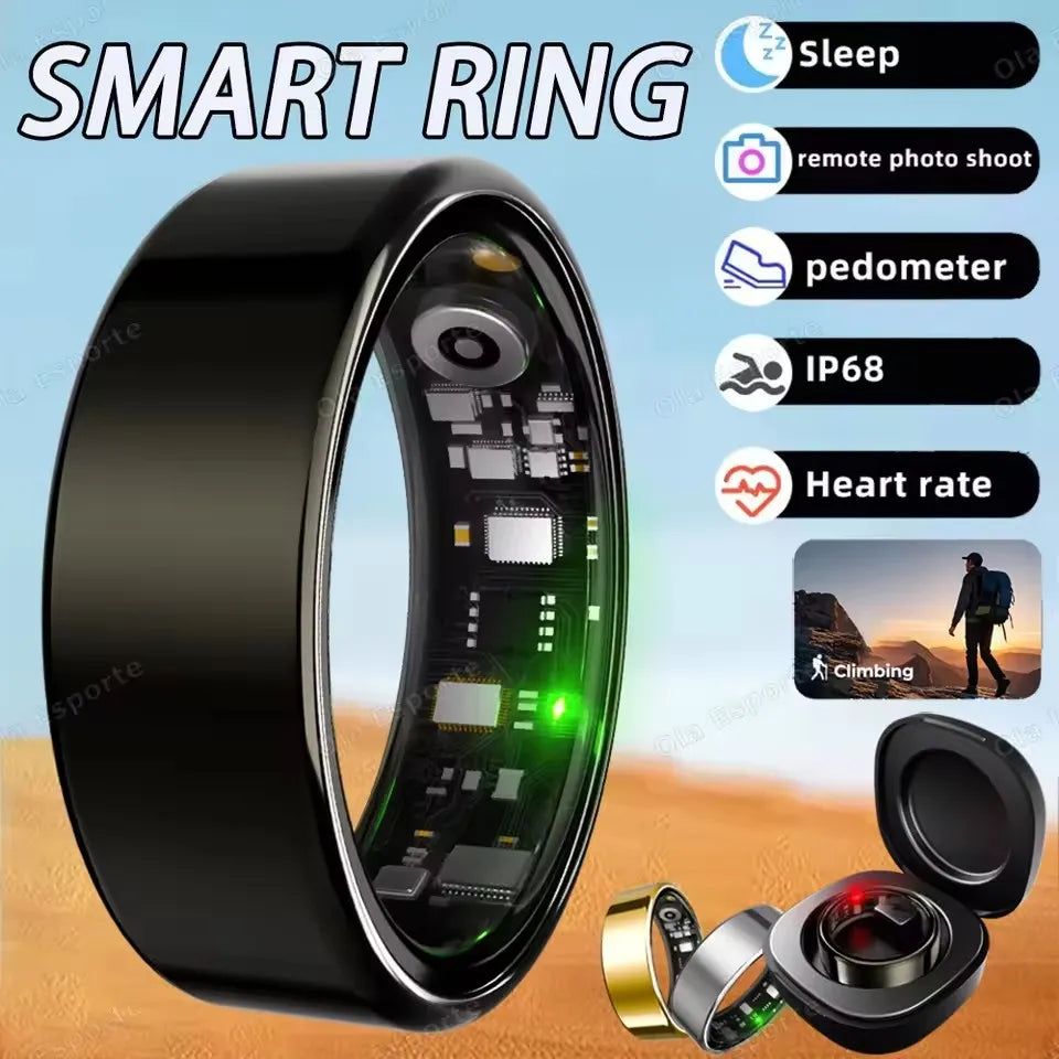 "Samanfix Pro Smart Ring - Monitor de Salud de Titanio".